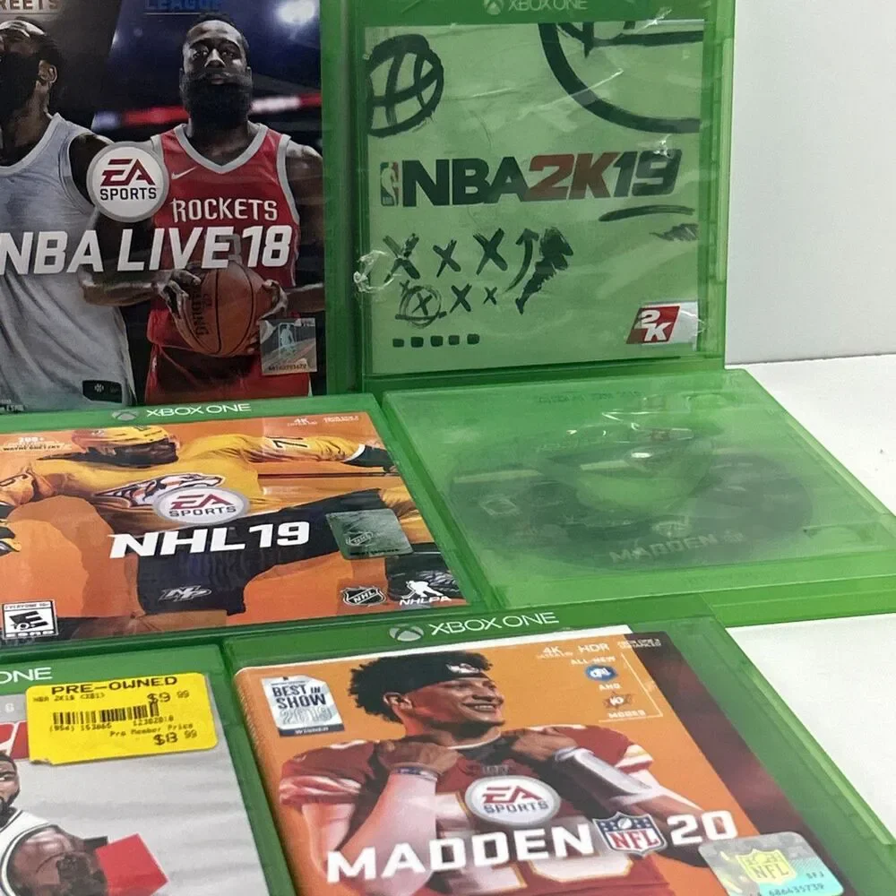 Xbox Sports Game Bundle Lot Of 11 - 2 Xbox 360 & 9 Xbox One Games‎ EUC